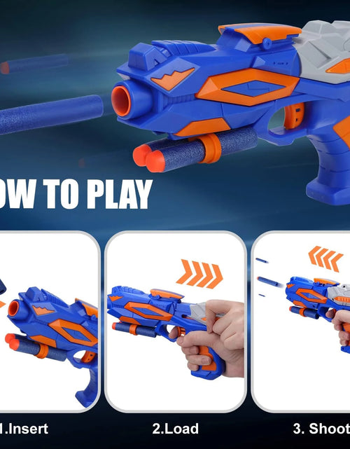 Load image into Gallery viewer, Shooting Game Toy for Kids, Digital Targets with 2 Foam Dart Blaster, Outdoor Game Toys Gifts for 5, 6, 7, 8, 9, 10+ Year Old Boys
