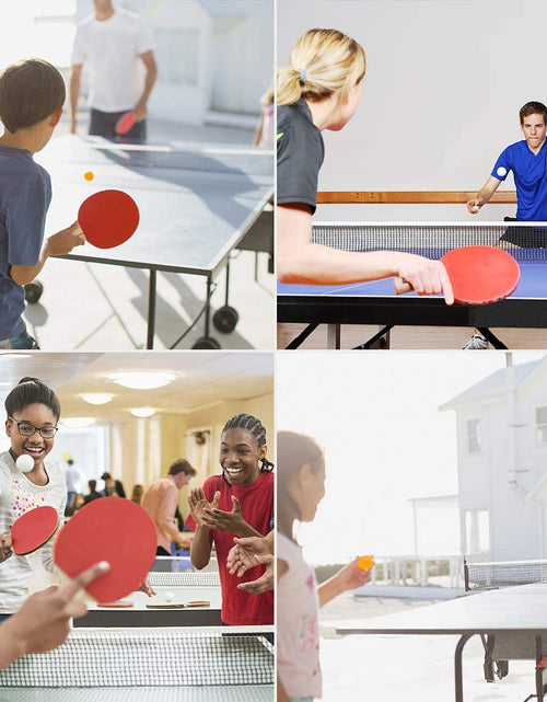 Load image into Gallery viewer, Ping Pong Paddle Set, Portable Table Tennis Set with Retractable Net,Rackets,Balls and Carry Bag for Indoor/Outdoor Games
