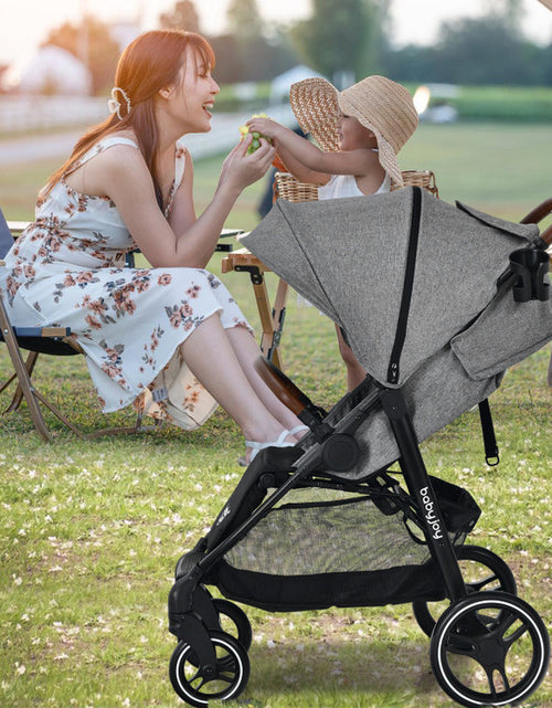 Load image into Gallery viewer, High Landscape Baby Stroller with Easy One-Hand Fold Design
