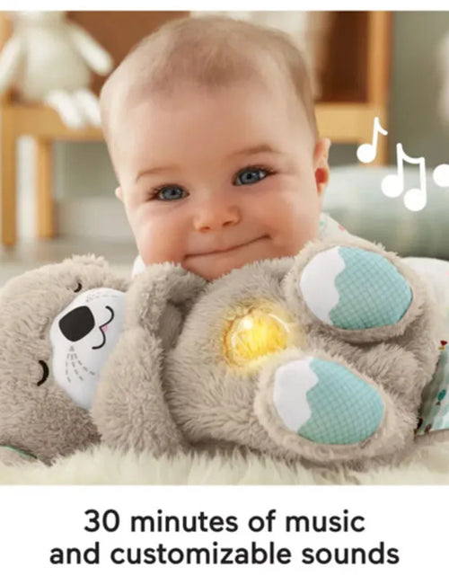 Load image into Gallery viewer, Breathing Otter Baby Sleep and Playmate Otter Musical Stuffed Plush Toy with Light Sound Newborn Sensory Comfortable Baby Gifts
