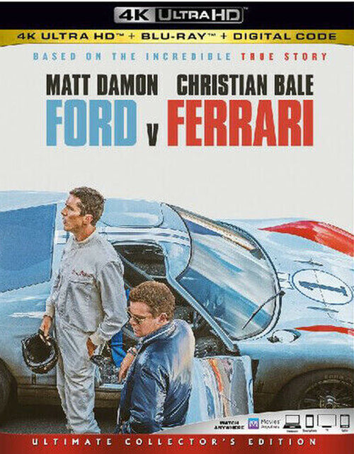 Load image into Gallery viewer, Ford V Ferrari [New 4K UHD Blu-Ray] with Blu-Ray, 4K Mastering, Dolby, Subtitl
