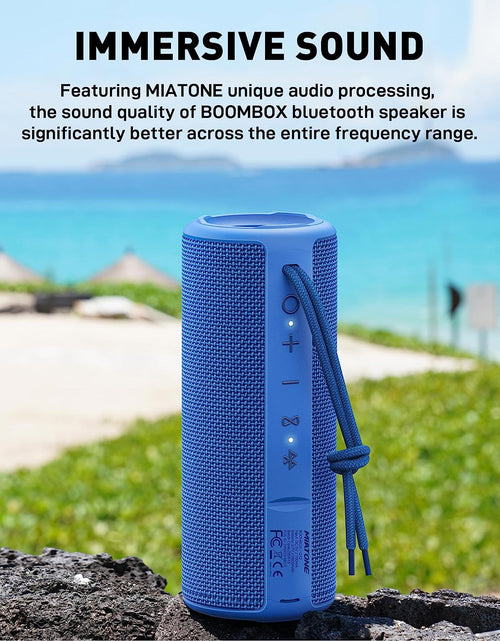 Load image into Gallery viewer, Outdoor Portable Bluetooth Wireless Speaker Waterproof for Shower - Blue
