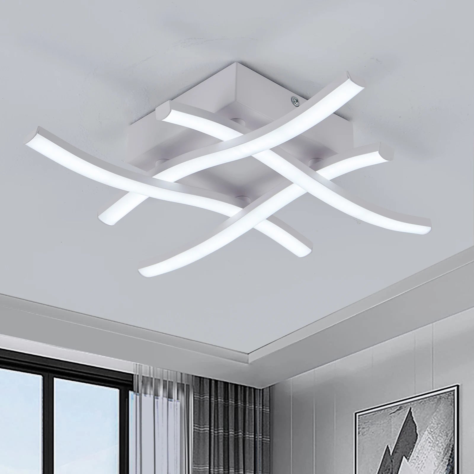 24W Modern Led Ceiling Lights Led Chandelier Ceiling Lighting AC90-260V Ceiling Lamp for Room Living Room Decoration