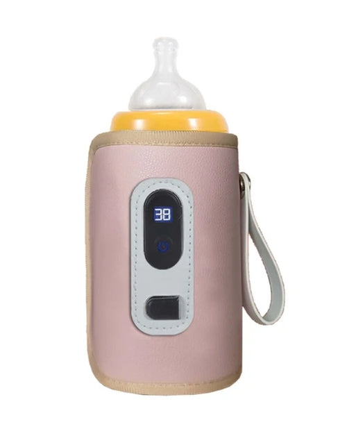 Load image into Gallery viewer, USB Milk Bottle Warmer Infant Bottle Portable Heat Keeper Formula Milk Travel Heating Sleeve for Baby Nursing Bottles
