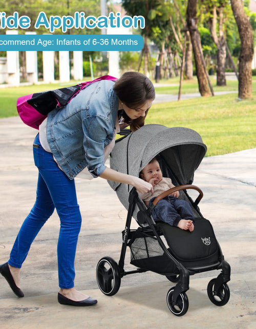 Load image into Gallery viewer, High Landscape Baby Stroller with Easy One-Hand Fold Design
