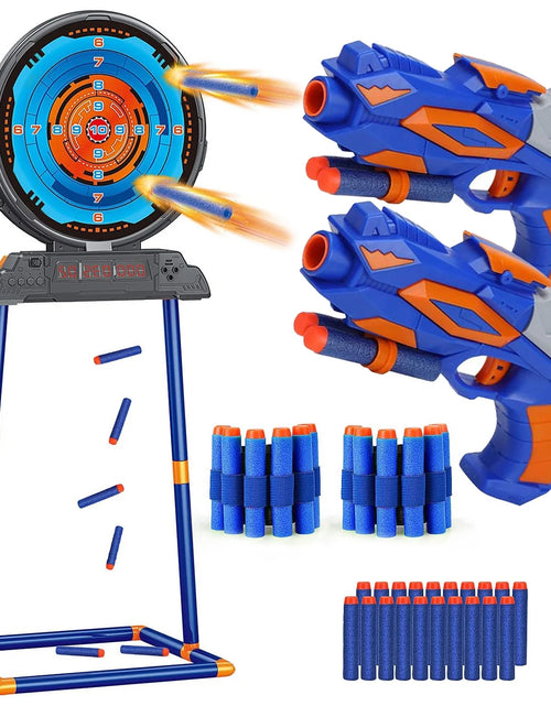 Load image into Gallery viewer, Shooting Game Toy for Kids, Digital Targets with 2 Foam Dart Blaster, Outdoor Game Toys Gifts for 5, 6, 7, 8, 9, 10+ Year Old Boys
