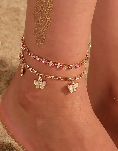 Load image into Gallery viewer, Bohemia Shell Chain Anklet Sets for Women Sequins Ankle Bracelet on Leg Foot Trendy Summer Beach Jewelry Gift
