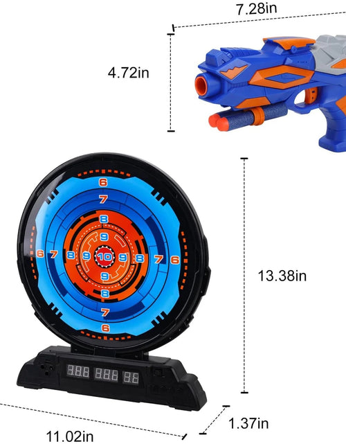 Load image into Gallery viewer, Shooting Game Toy for Kids, Digital Targets with 2 Foam Dart Blaster, Outdoor Game Toys Gifts for 5, 6, 7, 8, 9, 10+ Year Old Boys
