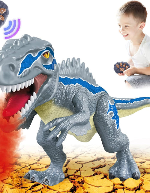 Load image into Gallery viewer, Dinosaur Toys for 3-5 Year Old Boys Girls, Electronic Dinosaur Toy Walking with LED Light up Roaring Realistic Simulation Sounds Dino Remote Control Dinosaur Toys for Kids Gifts Age 3 4 5 6 7
