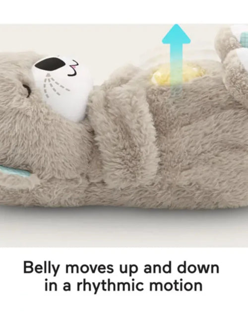 Load image into Gallery viewer, Breathing Otter Baby Sleep and Playmate Otter Musical Stuffed Plush Toy with Light Sound Newborn Sensory Comfortable Baby Gifts
