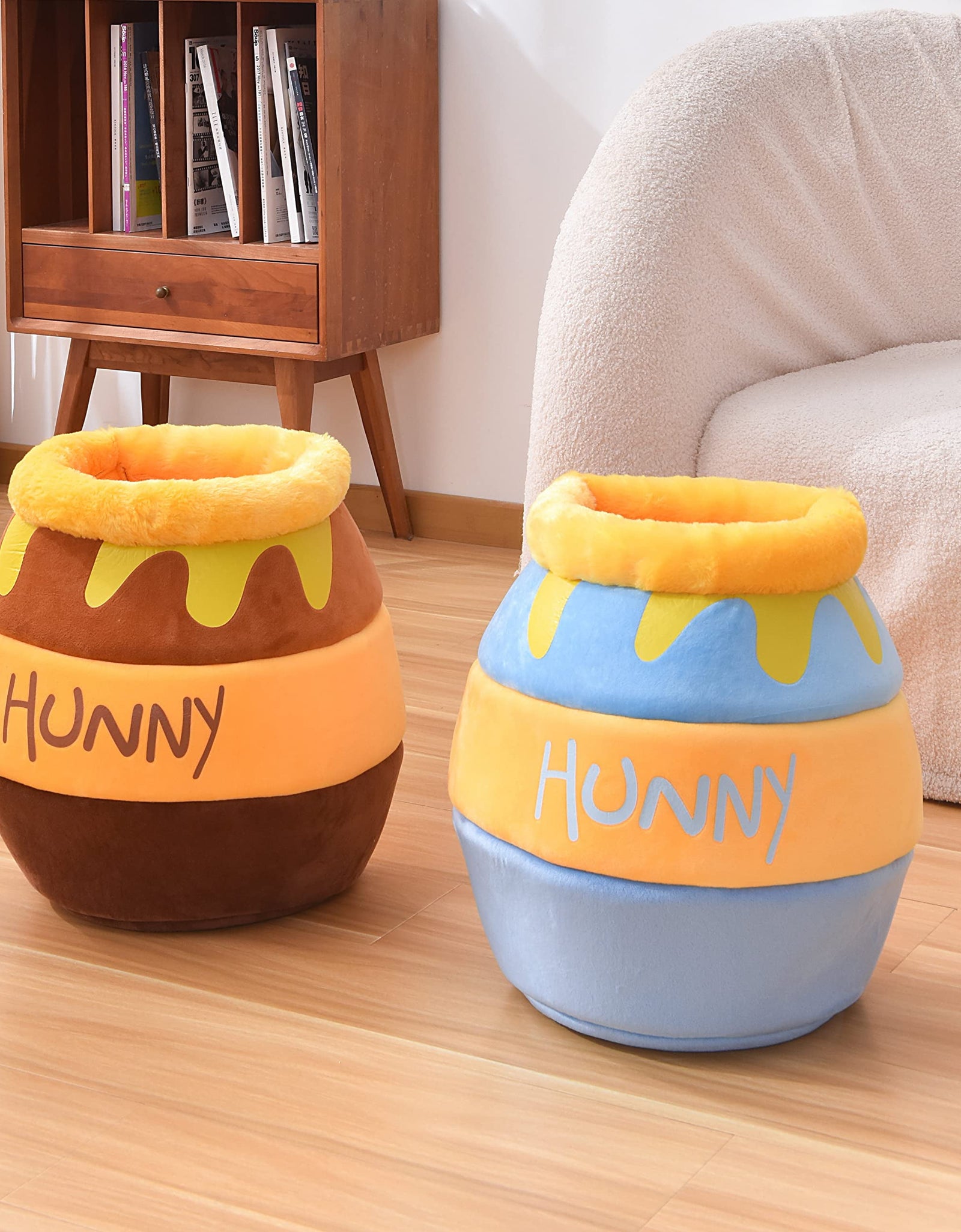 Cat Bed Honey Pot Cat Bed for Indoor - Comfortable Memory Foam Pet Furniture with Cat House Tent - with Removable Washable Cushioned Pillow, Cute Soft Self Warming Kitten Beds for Breeds